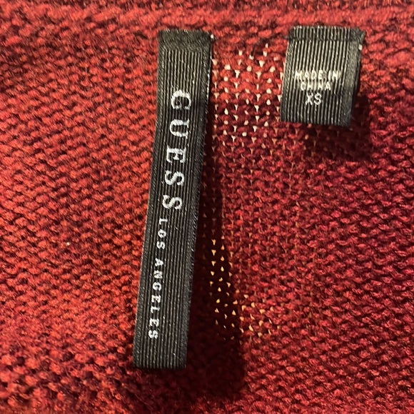 Guess Distressed Sweater w/ Cold Shoulders Size XS - Picture 9 of 9